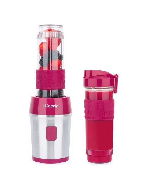 Mini blender à smoothies SMOO10 rose - 300W