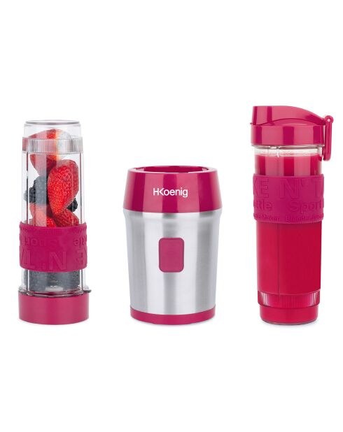 Mini blender à smoothies SMOO10 rose - 300W