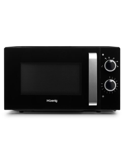Micro-ondes 20L VIO8 noir/argenté - 700W