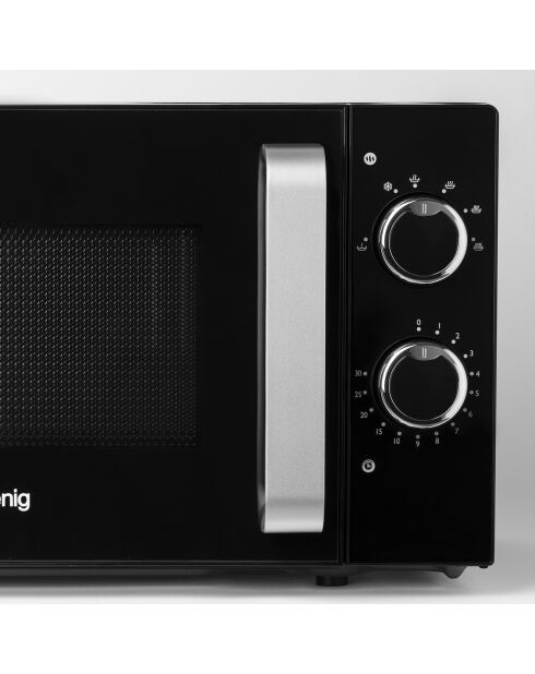 Micro-ondes 20L VIO8 noir/argenté - 700W