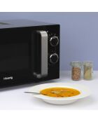 Micro-ondes 20L VIO8 noir/argenté - 700W