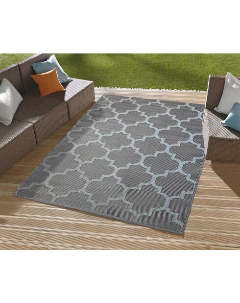 Tapis d'extérieur Scoobi anthracite - 120x160 cm