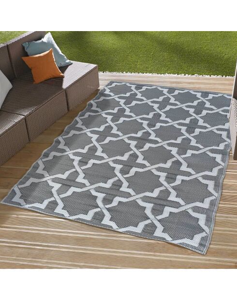 Tapis d'extérieur Scoobi gris - 150x220 cm