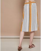 Jupe Luri blanc/jaune