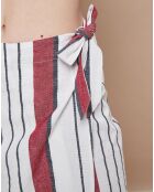 Jupe Luri blanc/rouge