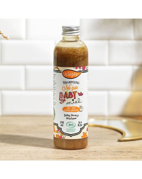 Shampoing BIO No-poo Baby Miel Très doux - 250 ml