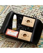 Set suave: aceite de argán y jabones de Alepo al 5%, 25%, 7 aceites, 4 piezas