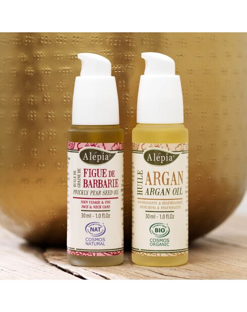 Regenerierendes Duo aus Arganöl und Kaktusfeigenöl, 2 x 30 ml