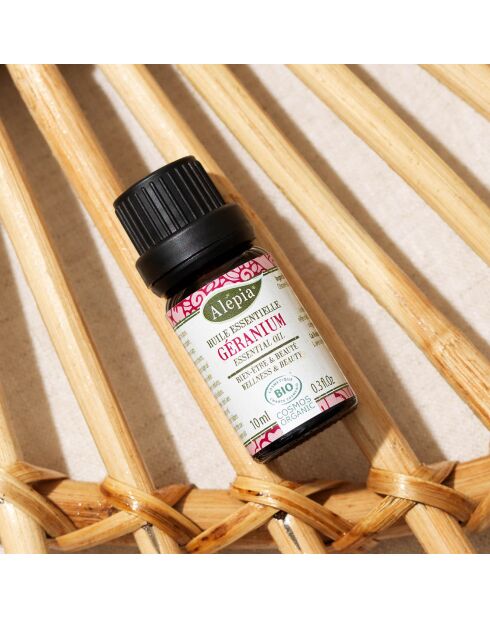 Huile essentielle de Géranium BIO Antiseptique & Cicatrisante - 10 ml