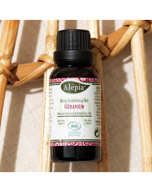 Antiseptisches und heilendes ätherisches Bio-Geranienöl, 30 ml