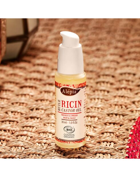 Olio di ricino biologico - Capelli e unghie - 30 ml