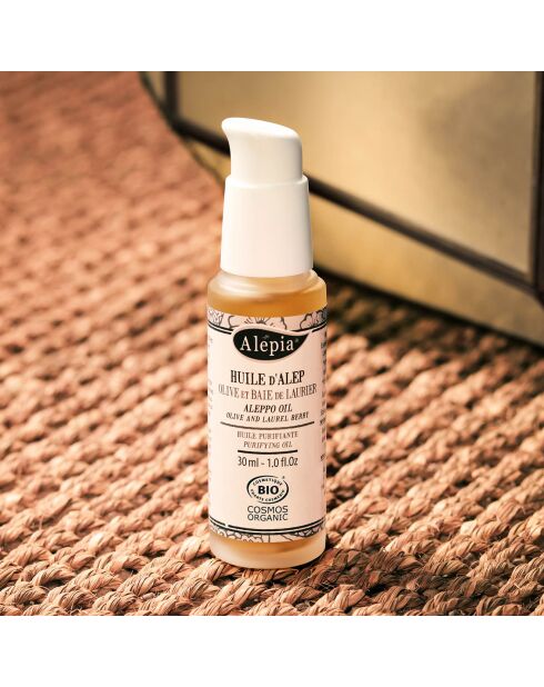 Huile d'Alep Olive & Laurier BIO Purifiant - 30 ml