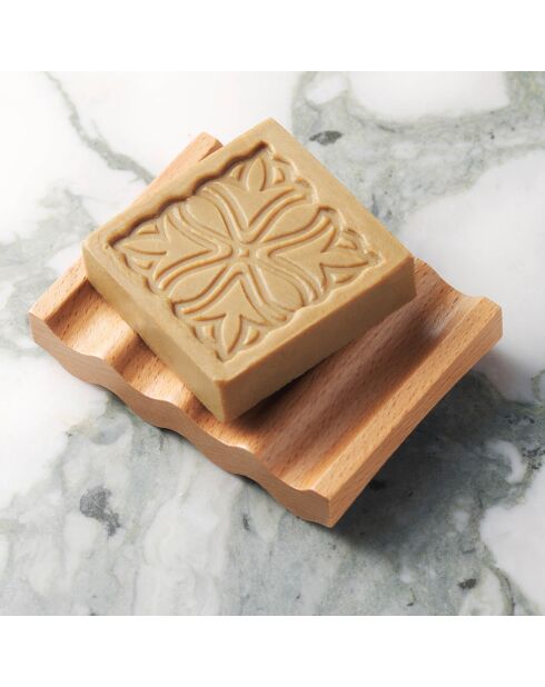 Portasapone Aleppo in legno di faggio - 8x6 cm