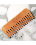 Peigne démêlant en bois ultra-lisse