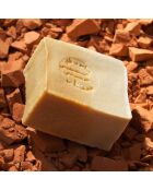 2 Savons d'Alep Premium à l'Argile Rose BIO Régénérant - 2x125 g