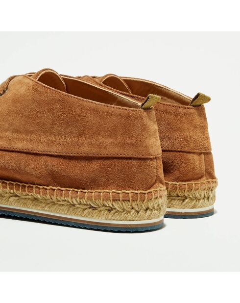 Chukka boots en Velours de Cuir Bruno camel