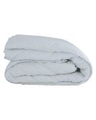 Couette tempérée microfibre blanche