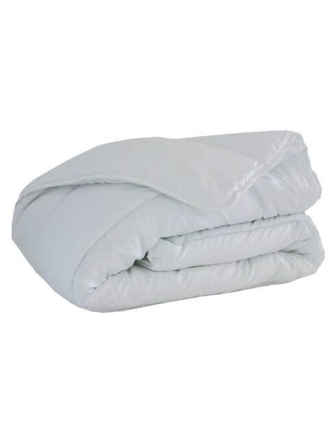 Couette tempérée microfibre blanche