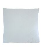 Oreiller moelleux matelassé blanc - 65x65 cm