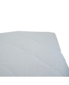 Oreiller moelleux matelassé blanc - 65x65 cm