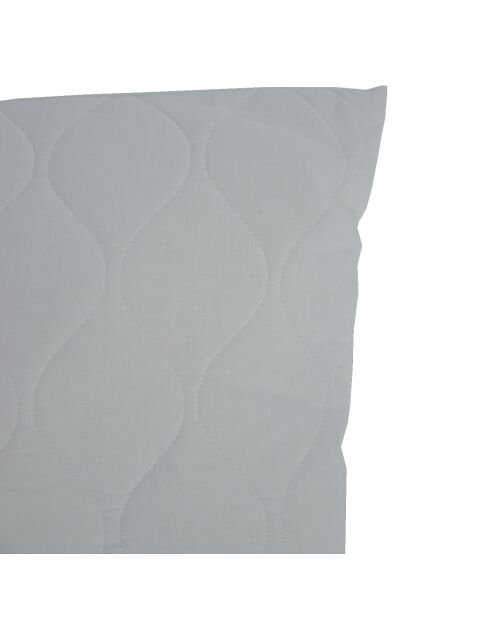 Oreiller moelleux matelassé blanc - 65x65 cm