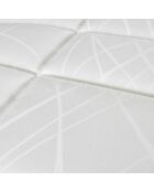 Set de colchón y base de madera imperial antracita y blanca, 140 x 200 cm