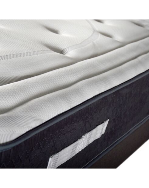 Matelas Mémoire de forme Privilège anthracite/blanc - 90x200 cm