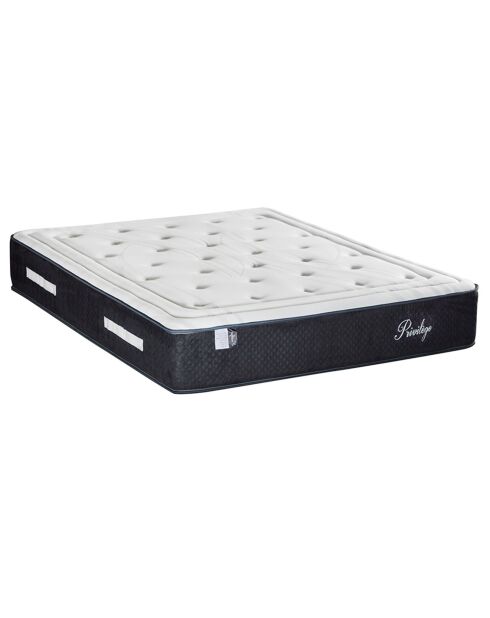 Matelas Mémoire de forme Privilège anthracite/blanc - 140x200 cm