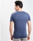 T-Shirt Superior Label gris bleu