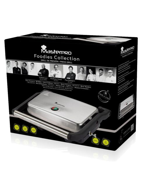 Parrilla para sándwiches gris - 2000w