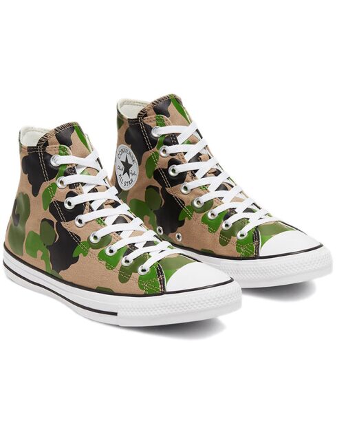 Baskets All Star Archival Camo Canvas Hi noir/vert/beige