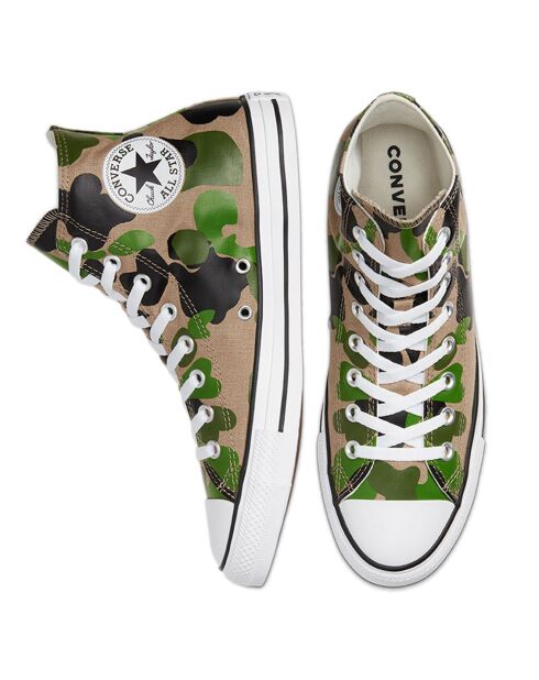 Baskets All Star Archival Camo Canvas Hi noir/vert/beige