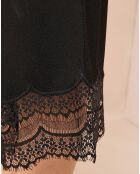 Pantalon 3/4 base en dentelle noir