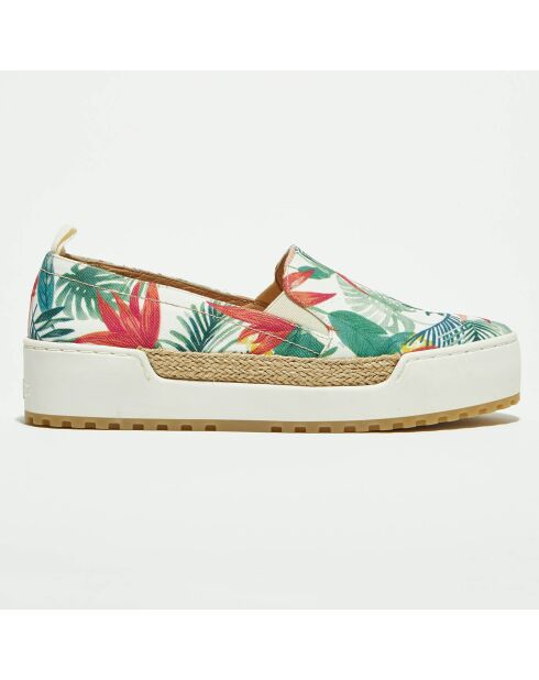 Slip-On Ines imprimées  tropical multicolores