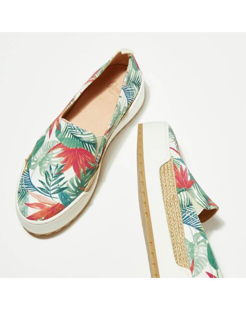 Slip-On Ines veelkleurige tropische prints