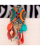 Boucles d'oreilles Ayutis multicolores