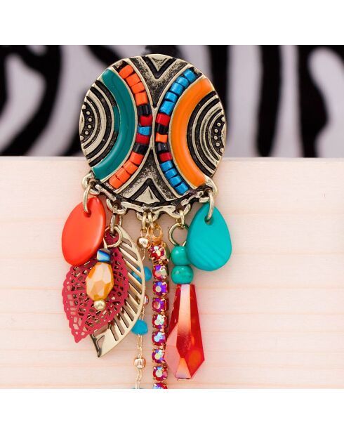 Boucles d'oreilles Ayutis multicolores