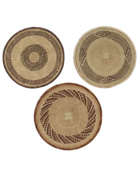 Cesta decorativa de pared Natural Limpo - D.41 cm