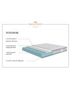 Colchón Windsor blanco/gris - 80x200 cm