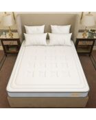 Matelas Windsor blanc/gris - 90x190 cm