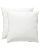 Packung Matratze + Bettdecke +2 Windsor-Kissen weiß/grau - 160x200 cm