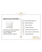 Packung Matratze + Bettdecke +2 Windsor-Kissen weiß/grau - 160x200 cm