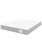 Confezione materasso + piumino + 2 cuscini Windsor bianco/grigio - 140x190 cm