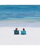 Neo-transat Simone et Georges turquoise - 140x70 cm