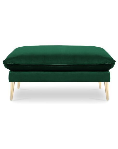 Puf Elio Velvet verde botella - 100x80x45 cm