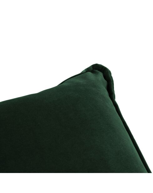 Pouf Velours Elio vert bouteille - 100x80x45 cm