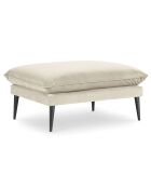 Pouf Velours Elio beige - 100x80x45 cm