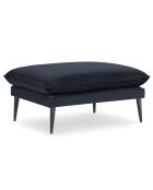 Pouf Velours Elio bleu foncé - 100x80x45 cm