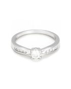 Marry You ring in witgoud met diamanten 0,4 kt