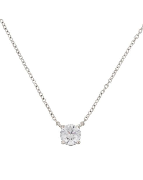 Collana in oro bianco imperiale da 0,5 ct e diamanti